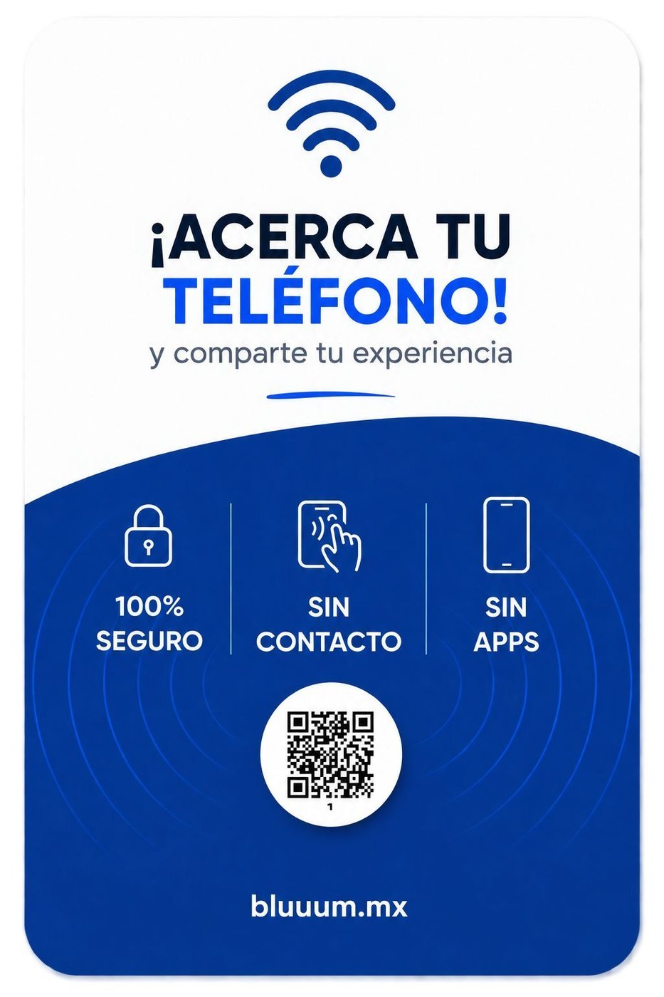 Tarjeta para Manager / Responsable, detalle con código QR